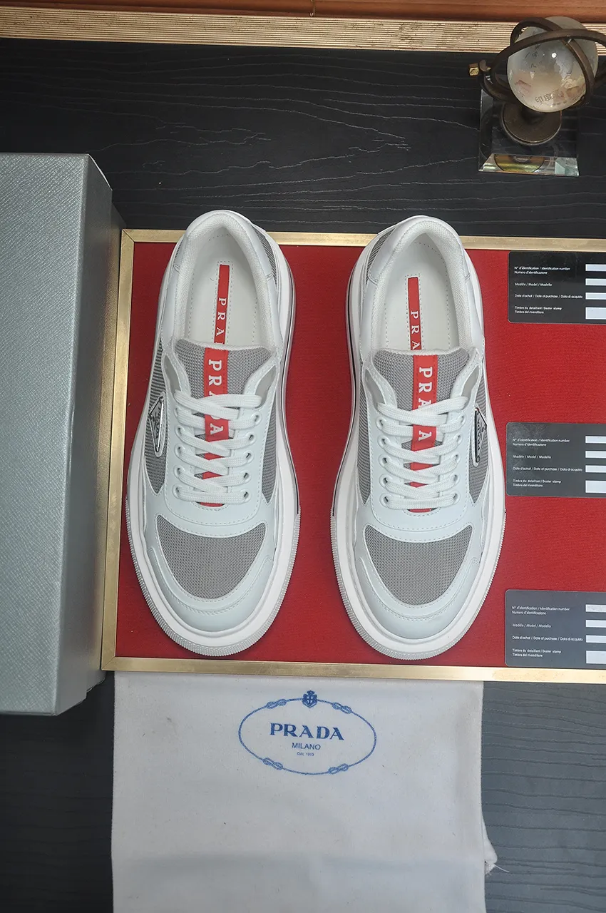 Men's shoes 💰580💶【PRADA】Top original, new season, high quality original goods, top imported calfskin with original imported glue, imported cowhide inside with original cowhide feet, original outsole! Quality guaranteed! Code 38-45 (45 customized)